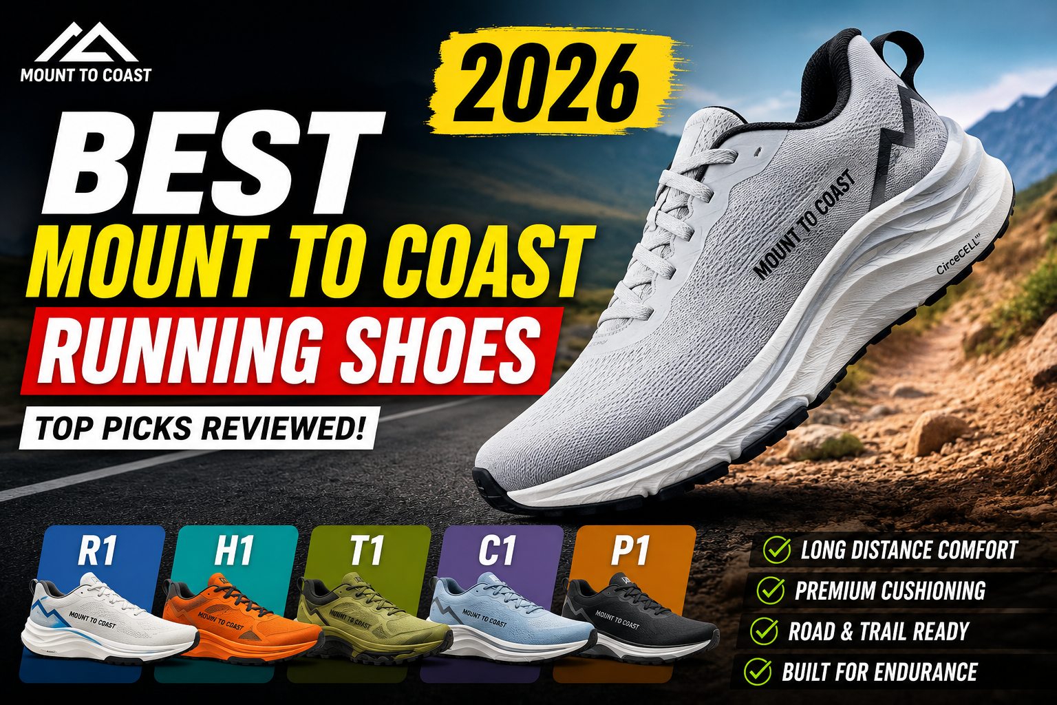 Best Mount to Coast Running Shoes: Which Models Are Actually Worth Buying?