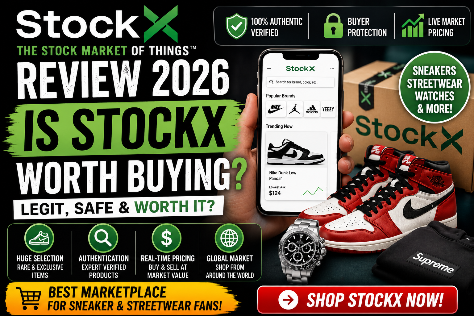 StockX Review 2026: Is StockX Legit And Worth Buying From?