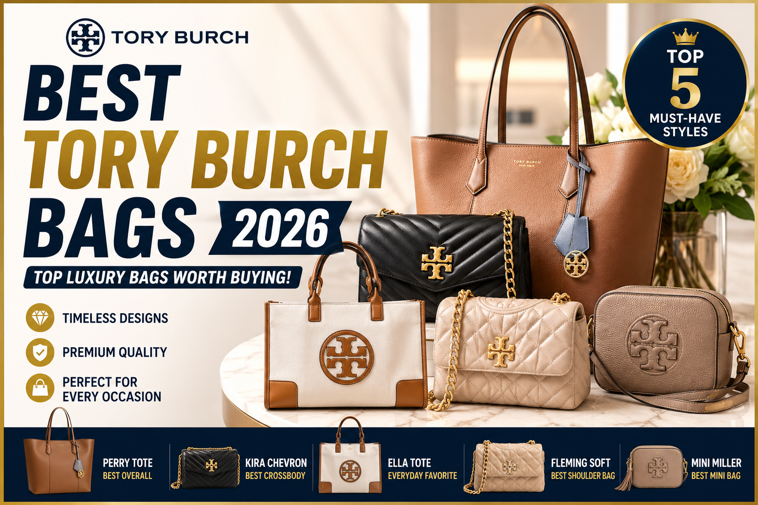 Best Tory Burch Bags: Which Luxury Handbags Are Actually Worth Buying?